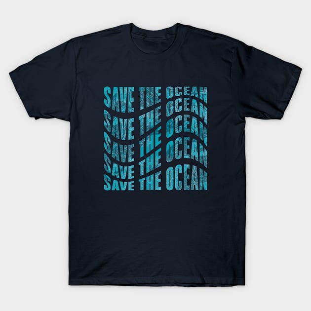 Save the ocean waves T-Shirt by stu-dio-art